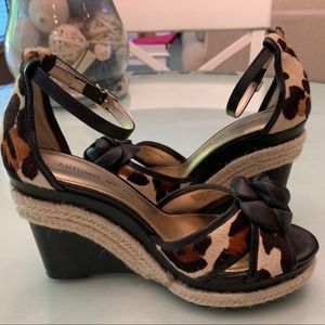 Antonio Melani Cheetah Wedges Size